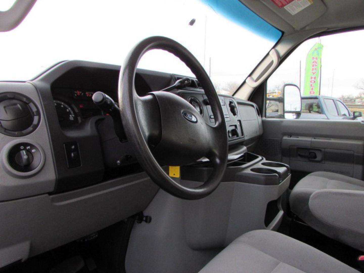 2013 White /Gray Ford Econoline XL (1FDXE4FS1DD) with an 6.8 V10 Engine engine, Automatic TRansmission transmission, located at 4562 State Avenue, Billings, MT, 59101, (406) 896-9833, 45.769516, -108.526772 - 2013 Ford Econoline E450 Box Van with side entry door - Tommy liftgate! 6.8 V10 Engine - automatic transmission - Dual rear wheels - RWD - 168,028 miles - Liftgate - side entry door - Montana one owner - Inspected and serviced - copy of inspection and work performed as well as full vehicle histor - Photo#12